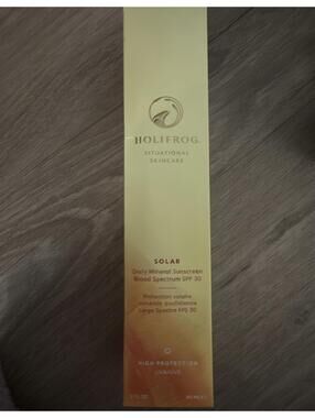 HoliFrog Solar Daily Mineral Sunscreen Broad Spectrum SPF 30 2oz